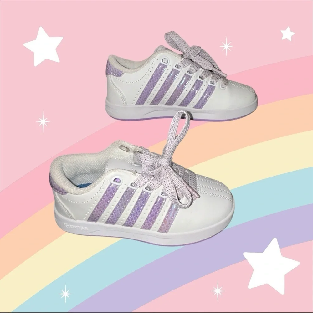 K- Swiss Girls’ Sneakers – Size 11 (Toddler/Youth)